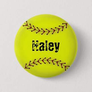 Fastpitch Softball-Flair-Knopf Button