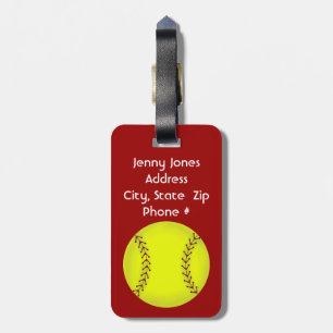 Fastpitch Softball-Gepäckanhänger Gepäckanhänger