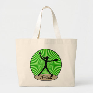 Fastpitch Softball-Krug-Taschen-Tasche Jumbo Stoffbeutel