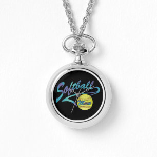 Fastpitch-Softball-Mama-Athletic-Tail Armbanduhr