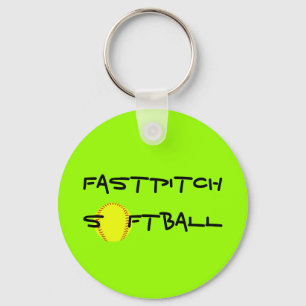 Fastpitch Softball-Schlüsselkette Schlüsselanhänger