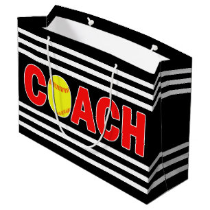 Fastpitch Softball-Trainer-kundenspezifischer Große Geschenktüte