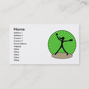 Fastpitch Softball-Visitenkarte Visitenkarte