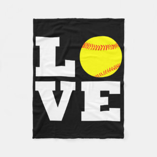 Fastpitch Softll Love Player Or Coach  Fleecedecke