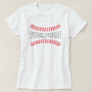 FaststockSoftball "Pitch, bitte" Funny Softball T-Shirt