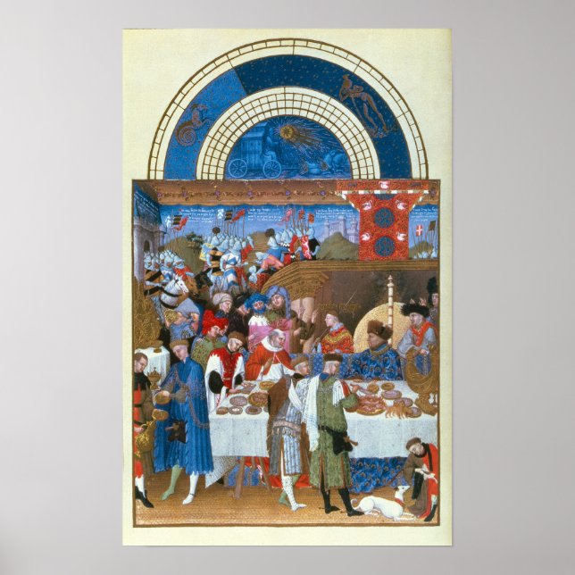 Faszimile. Januar: Bankettszene Poster (Vorne)