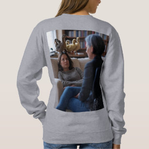 Faszination Mit Enten Frauen graue Sweatshirt Rück