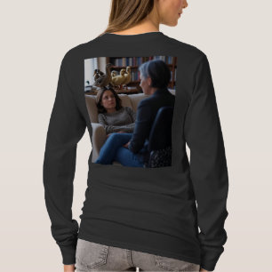 Faszination Mit Enten Frauen schwarzes langes Shir T-Shirt