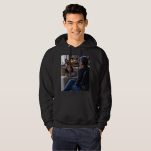 Faszination Mit Enten Männer schwarzer Kapuzenpull Hoodie