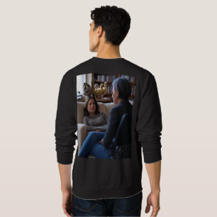 Faszination Mit Enten Männer schwarzes Sweatshirt
