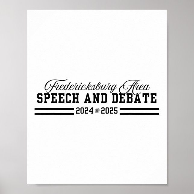 Faszination Sprache und Debatte 2024-2025 Poster (Vorne)