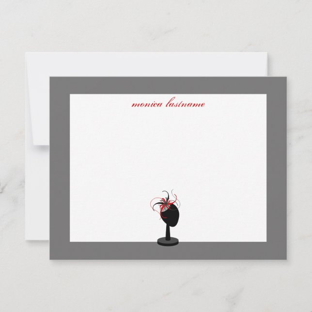 Faszinator & Hutständer - Flachbildschirme Mitteilungskarte (Vorderseite)