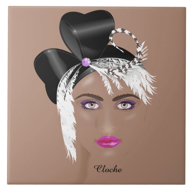 Faszinierend - Cloche Fliese (Vorderseite)