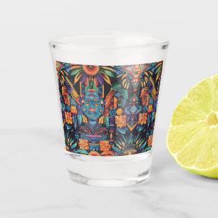 Faszinierende "Epochal Symmetry"-künstlerischer Sc Schnapsglas