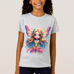 Faszinierende Fantasiewelt mit farbenfrohen Flügel T-Shirt