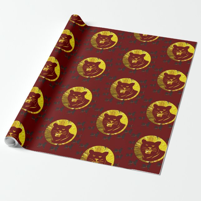 faszinierende Tiger Geschenkpapier (Ungerollt)