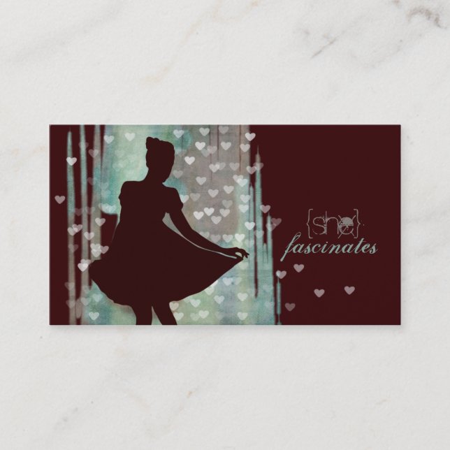 Faszinierende Visitenkarten Visitenkarte (Vorderseite)