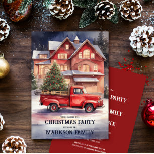 Faszinierende Weihnachtsfeier Einladung