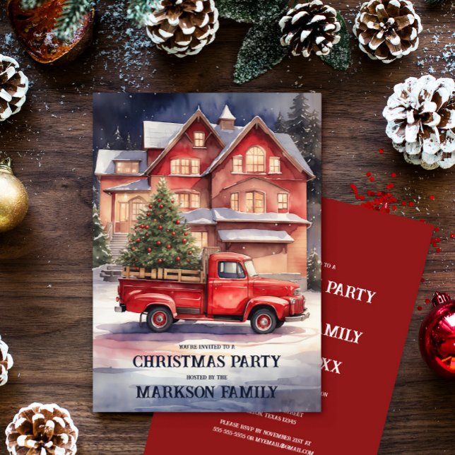 Faszinierende Weihnachtsfeier Einladung (Von Creator hochgeladen)