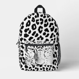 Faszinierender Feline-Leopard Print-Backpack Bedruckter Rucksack