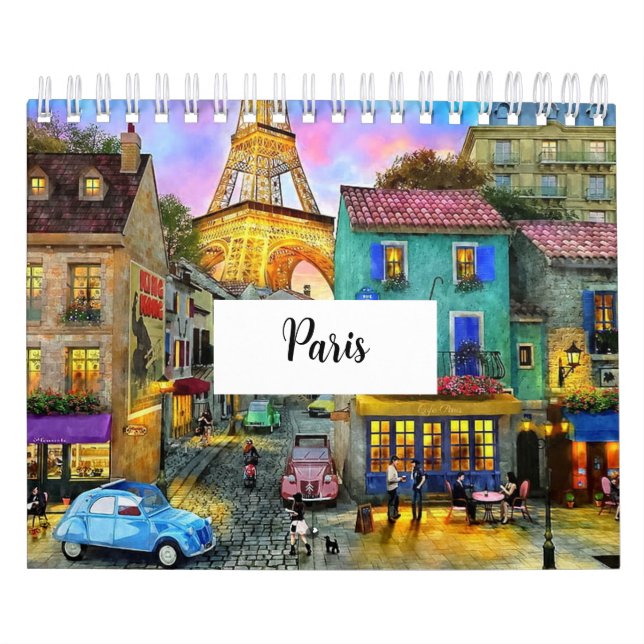 Faszinierender Kalender der Straßen von Paris (Titelbild)