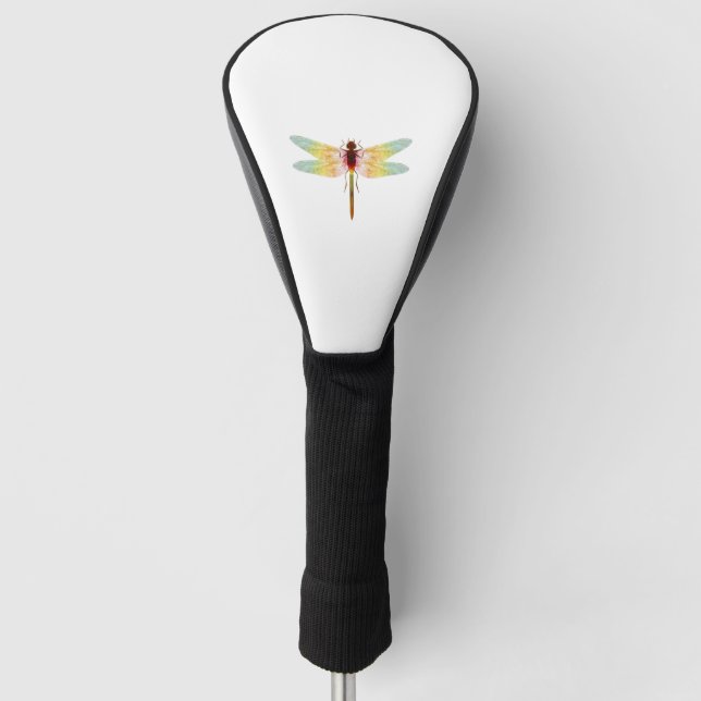 faszinierender zeichnetest einer Libelle Golf Headcover (Vorderseite)