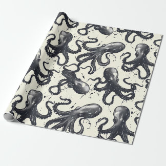 faszinierendes Oktopi-Wrapping-Papier Geschenkpapier