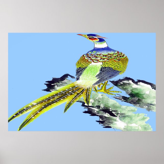 Faszinierendes Stehendes Poster Zeichne 5 (Vorne)