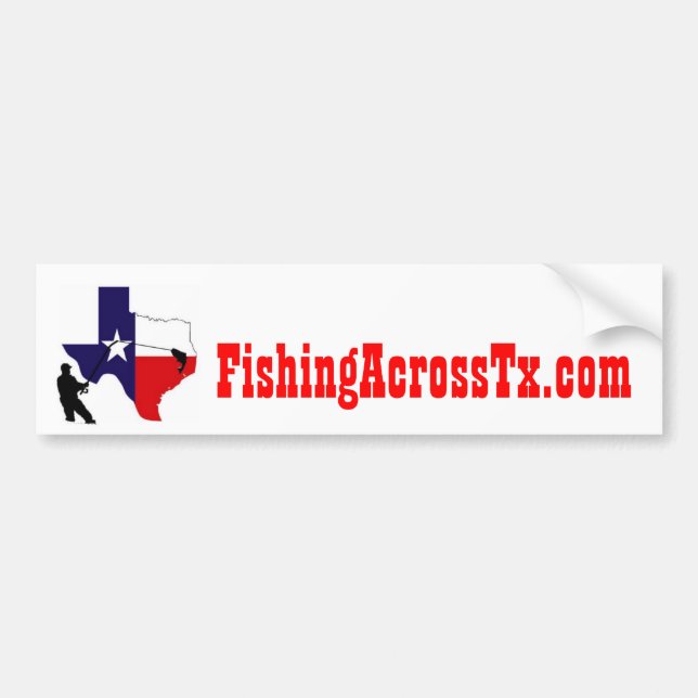 fat%20logo%20#001_AZ, FishingAcrossTx.com, Scoo.. Autoaufkleber (Vorne)