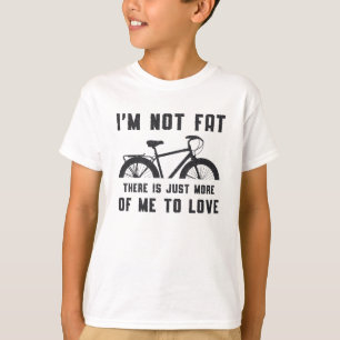 Fat Bike Ich bin nicht fett Liebe Bike MTB Biker F T-Shirt