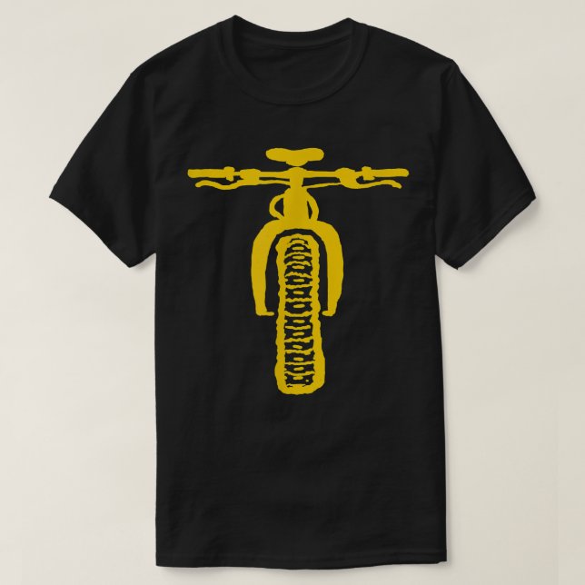 Fat Bike Mountain Biking T-Shirt (Design vorne)