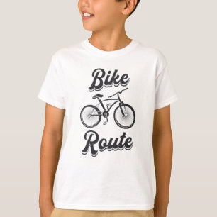 Fat Bike Route Bike Radfahrer MTB Fatbike T-Shirt