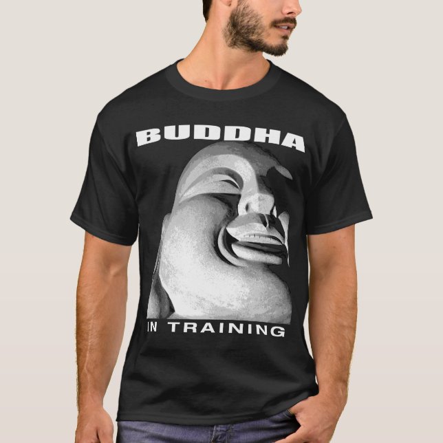 FAT BUDDHA IM TRAINING T-Shirt (Vorderseite)
