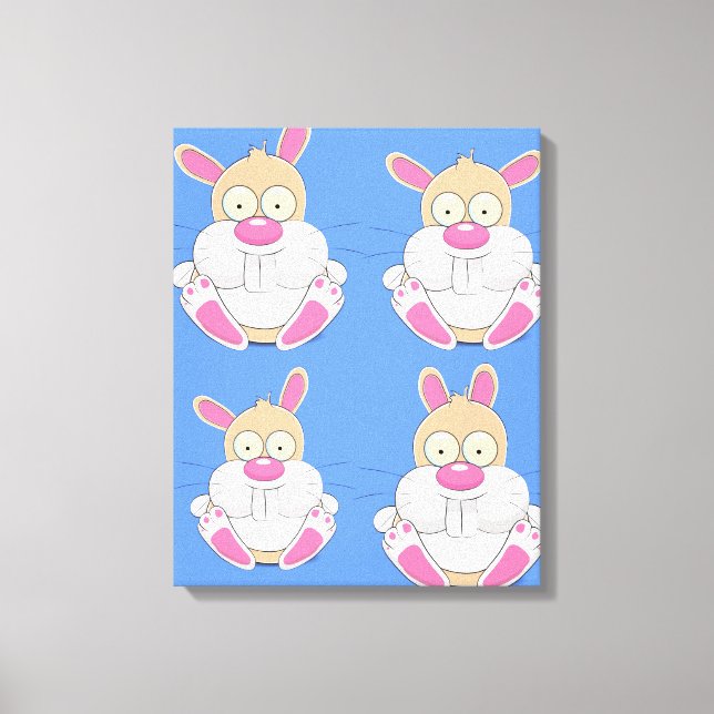 Fat Bunny Leinwanddruck (Vorderseite)