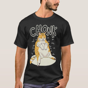 Fat Cat Chonk Scale Chonky Chubby Kitten Sarcasm T-Shirt