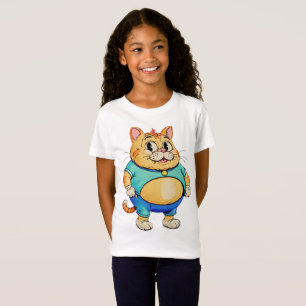 Fat Cat Kid's T - Shirt