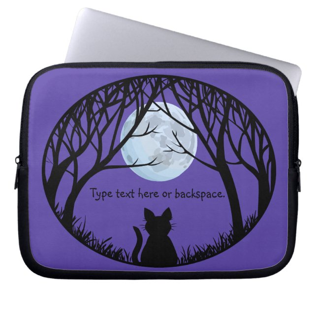Fat Cat Laptop Sleeve personalisieren Cat Lover Ca (Vorderseite)