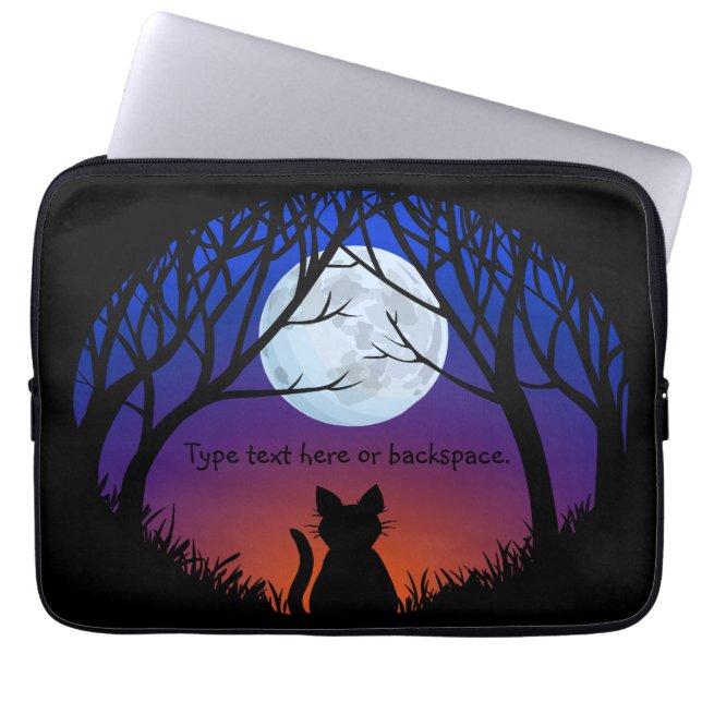 Fat Cat Laptop Sleeve personalisieren Cat Lover Ca (Vorderseite)