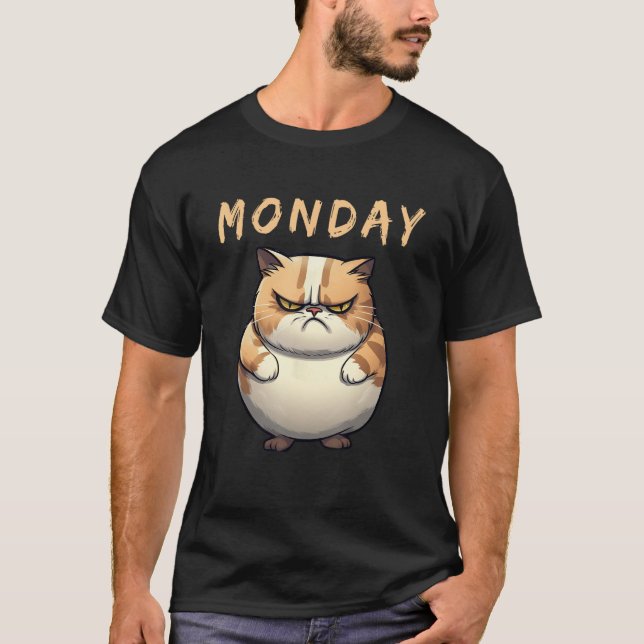 Fat Cat Monday T-Shirt (Vorderseite)