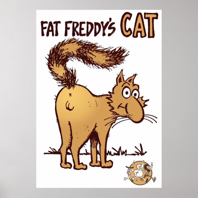 Fat Freddys Cat Fabulous Furry Freak Brothers Shir Poster (Vorne)