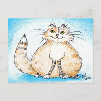 Fat Kitty Fat Kitty, wo bist du gewesen? Postkarte