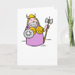 Fat Lady Sings Card Karte<br><div class="desc">Nun.. noch nicht. Über dem Hill Geburtstagswunsch.</div>