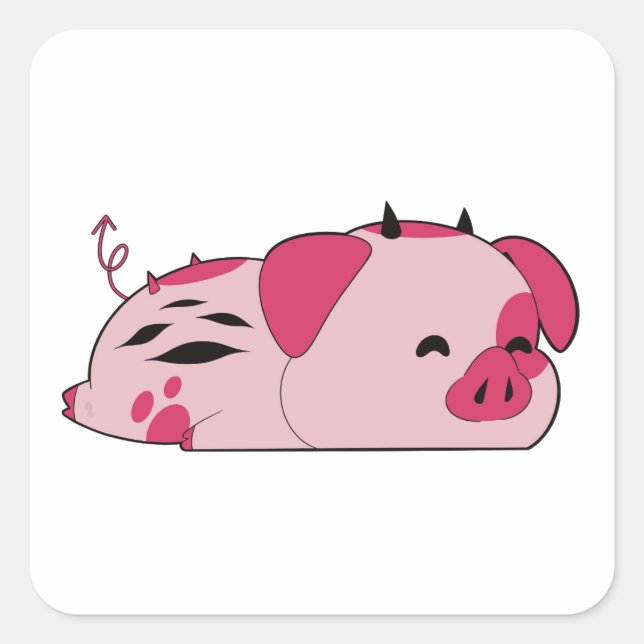 Fat Nuggets - Hazbin Hotel Sticker (Vorderseite)