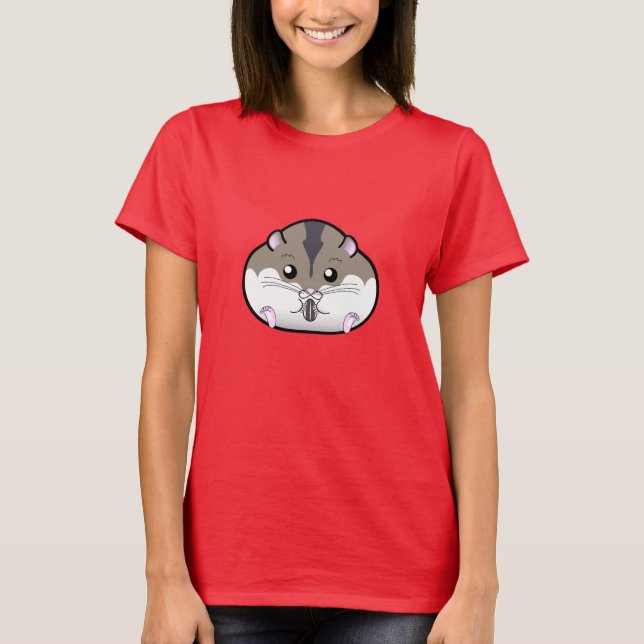 Fat Russian Zwarf Hamster T-Shirt (Vorderseite)