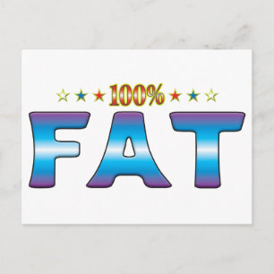 Fat Star Tag v2 Postkarte