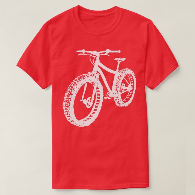 Fat Tire Mountain Bike T-Shirt (Design vorne)