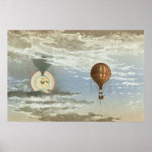 Fata Morgana und leuchtende Aureole. Poster