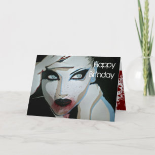 'Fatale Frau' Birthday Card Karte