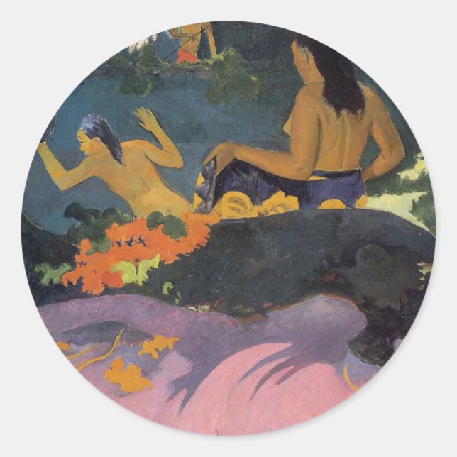 "Fatata Te Miti" - Paul Gauguin Sticker (Vorderseite)