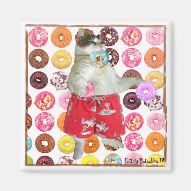 FATBOY DONUT MAGNET (SQUARE) (Vorne)